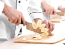 Cooking Class - Sweet and Spicy Thai Cuisine in Manhattan: Cutting banana