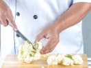 Cooking Class - Elegant Cuisine Without Breaking the Bank: Cutting cauliflower