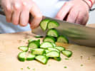 Cooking Class - Aromatic Mediterranean Cuisine: Cutting cucumber