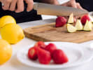 Team Building Cooking Class - Sweet Charcuterie Challenge: Cutting fruit