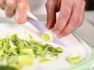 Cooking Class - Coastal French Luxury - Date Night in Northern Virginia: Cutting leeks