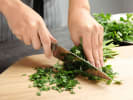 Cooking Class - The Elegant Epicurean - Date Night in Northern Suburbs: Cutting parsley
