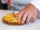 Cooking Class - Chef's Anniversary Extravaganza in South Bay & Peninsula: Cutting pommes Anne