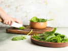 Cooking Class - Explore Northern Indian Cuisine in Portland, OR: Cutting spinach