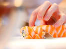 Cooking Class - Handrolled Sushi in Manhattan: Cutting sushi roll