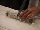 Couples Sushi Making Class - Sushi Making for 2: Cutting sushi roll