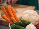 Cooking Class - The Art of Pickling in San Francisco: Cutting up vegetables 