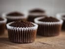 Cooking Class - Cupcakes in Blossom in Northern Suburbs: Dark chocolate cupcakes lined up, ready for serving