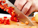 Cooking Class - Mastering Knives in Manhattan: Dicing pepper