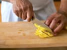 Cooking Class - Exploration of Indian Spices: slicing bell pepper