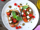 Cooking Class - Stuffed Pasta Party in Vancouver: Eggplant and Feta Bruschetta