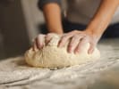 Cooking Class - Festive Pizza Making - Family Fun in Carlsbad & Oceanside: Fresh pesto being prepared with basil and other ingredients