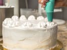 Cooking Class - Multi-hued Cake - Make & Take in Downtown Dallas: Frosting and decorating cake