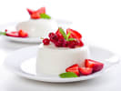 Cooking Class - Scratch-Made Italian Menu: Goat Cheese Panna Cotta With seasonal berries and edible flowers
