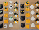 Team Building Cooking Class - Create Character Macarons With Your Team: Halloween themed character macarons decorated as pumpkins, ghosts, black cats and candy corn