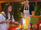 Cooking Class - Pasta on Your Plate in Las Vegas: Having fun making pasta during a cooking class