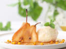 Team Building Cooking Class - Coastal Mediterranean in Manhattan: Honey roasted pers and vanilla ice cream
