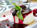 Cooking Class - Secrets of Pasta Making: Italian panna cotta with blueberry compote