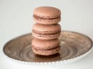 Baking Class - French Macarons 101 in Brooklyn: stacked chocolate macarons