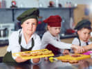 Cooking Class - 5-Day Foodie Fun Kids: Junior Baking Academy in Manhattan: Kids showcasing their baked goods