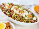 Cooking Class - Sunday Dinner on the French Riviera in Northern Virginia: lentil salad topped with goat cheese and crunchy walnuts