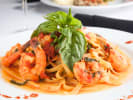 Cooking Class - A Rustic Italian Meal in Downtown Dallas: Linguine with Shrimp, Cherry Tomatoes and Basil