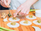 Cooking Class - The Art of Chinese Hand Pulled Noodles in Baltimore: Making dumplings