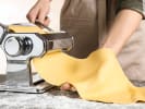 Cooking Class - Artisan Pasta Creations: Making pasta dough with pasta machine