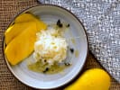 Cooking Class - Gourmet First Class Fare: Mango Sticky Rice overhead shot