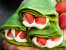 Cooking Class - Classic Japanese Comfort Food in Newton: Matcha CreÌ‚pes with cream