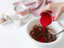Cooking Class - Classic Comfort Dishes: Mixing red velvet batter