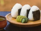 Cooking Class - Craft Onigiri and Japanese Classics in South Seattle: Onigiri next to Japanese soup bowl