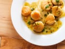 Cooking Class - The Magic of Cooking With Wine: Pan Fried Scallops With Champagne Butter Sauce
