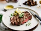 Cooking Class - Bastille Day Celebration in Downtown Dallas: Pan Seared Strip Steak with Shallot and Herb Compound Butter