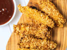 Cooking Class - Gourmet '90s-Inspired Small Bites in Brooklyn: Panko Fried Chicken Strip