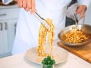 Cooking Class - Eggless Pasta Workshop: Pappardelle Pasta plating