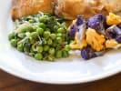 Cooking Class - Comfort Chicken Dinner: Peas and cauliflower