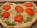 Kids Pizza Making Class - Spinach Pesto Pizza: Pesto pizza preparation