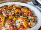 Team Building Cooking Class - Handpicked Italian Favorites in The Bronx: Pizza with bell peppers and mushrooms