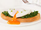 Cooking Class - A Roman Dinner: Poach egg on SauteÌed Spinach