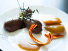 Couples Cooking Class - Fresh Fish Fabrication for 2: Poached pears and chocolate mousse
