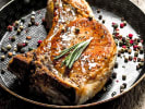 Cooking Class - Flavorful Italian Pantry Feast in Northern Virginia: Pork Chop crusted with pepper in a pan
