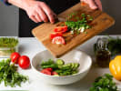 Cooking Class - Salads for a Vegan Picnic Party in Santa Monica: Preparing a vibrant veggie salad