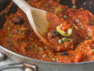 Online Cooking Class - Spaghetti Puttanesca and Lava Cakes: Puttanesca Sauce with capers, olives and tomatoes