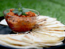 Cooking Class - Paella Making + Tapas Party - Private in San Francisco: Red Pepper Dip with pita