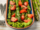 Cooking Class - Seafood Extravaganza in South Bay & Peninsula: Roasted Asparagus Salad with Thyme Vinaigrette and Prosciutto Crisps