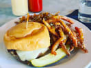 Food Tour + Drink Upgrade - Explore 12 South's Culinary Scene in Nashville: Tennesse-style burger