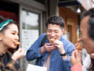Private Food Tour - Eclectic Flavors and Culture of Austin in Austin: SFT a group of people enjoying food on a food tour