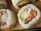 Cooking Class - Hands-On Japanese Cuisine in Las Vegas: Salmon Avocado Sushi Roll up close