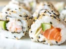 Cooking Class - Sashimi and Sushi Night: Salmon uramaki roll